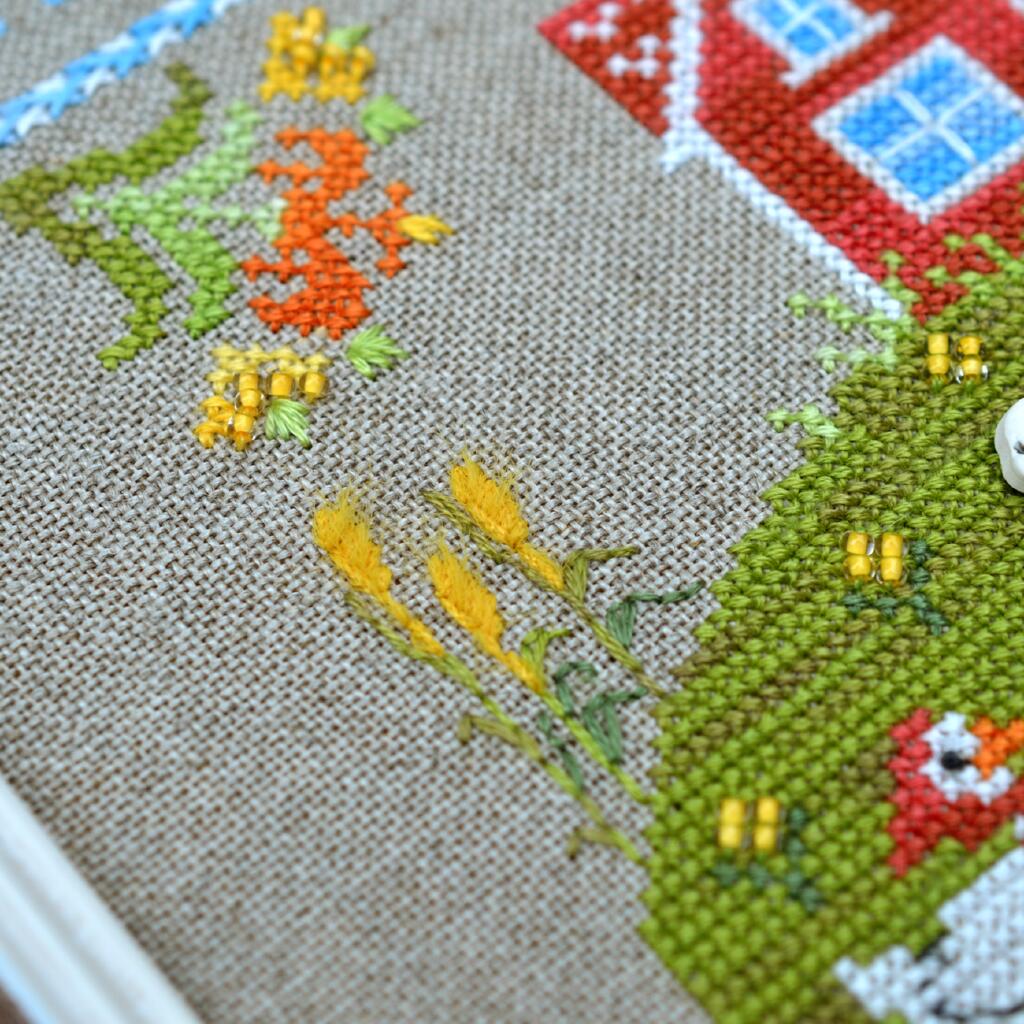 Набор для вышивания крестиком Х-029 "На ставку" 13,5*13,5 см, TelaArtis 4