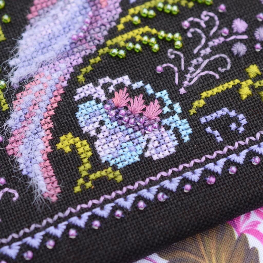 Набор для вышивания крестиком Х-051 "Петриковка. Красота (Одуд)" 11*11 см, TelaArtis 3