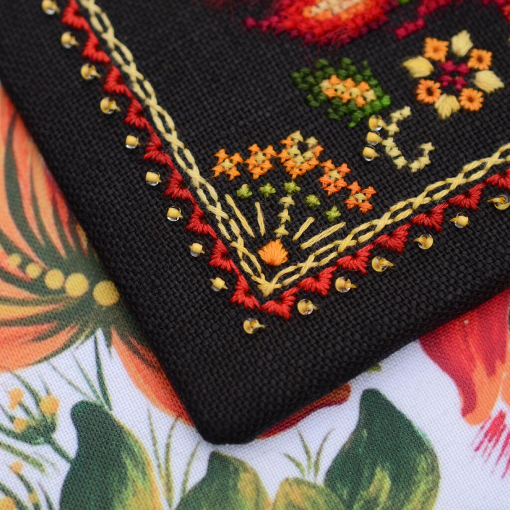 Набор для вышивания крестиком Х-053 "Петриковка. Вдохновение (Жар-птица)" 11*11 см, TelaArtis 5