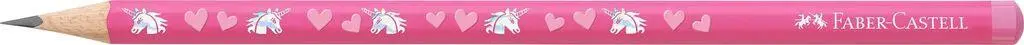 Набор чернографитных карандашей Unicorn Set + резинка + чинка, розовый, 111518 Faber-Castell 3