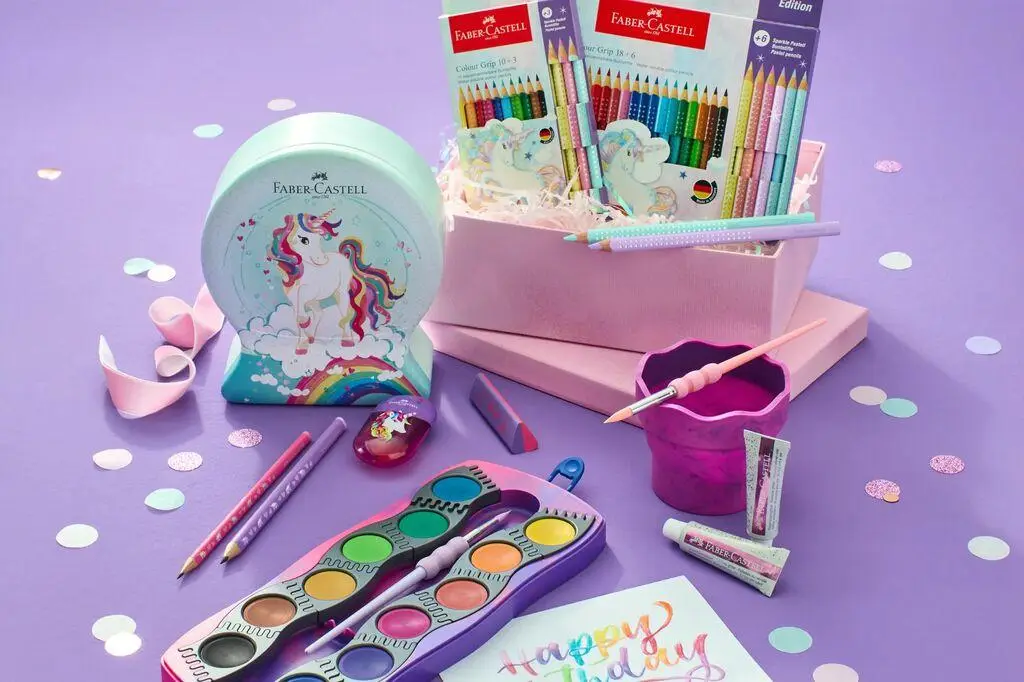 Набор чернографитных карандашей Unicorn Set + резинка, розовый, 111516 Faber-Castell 6