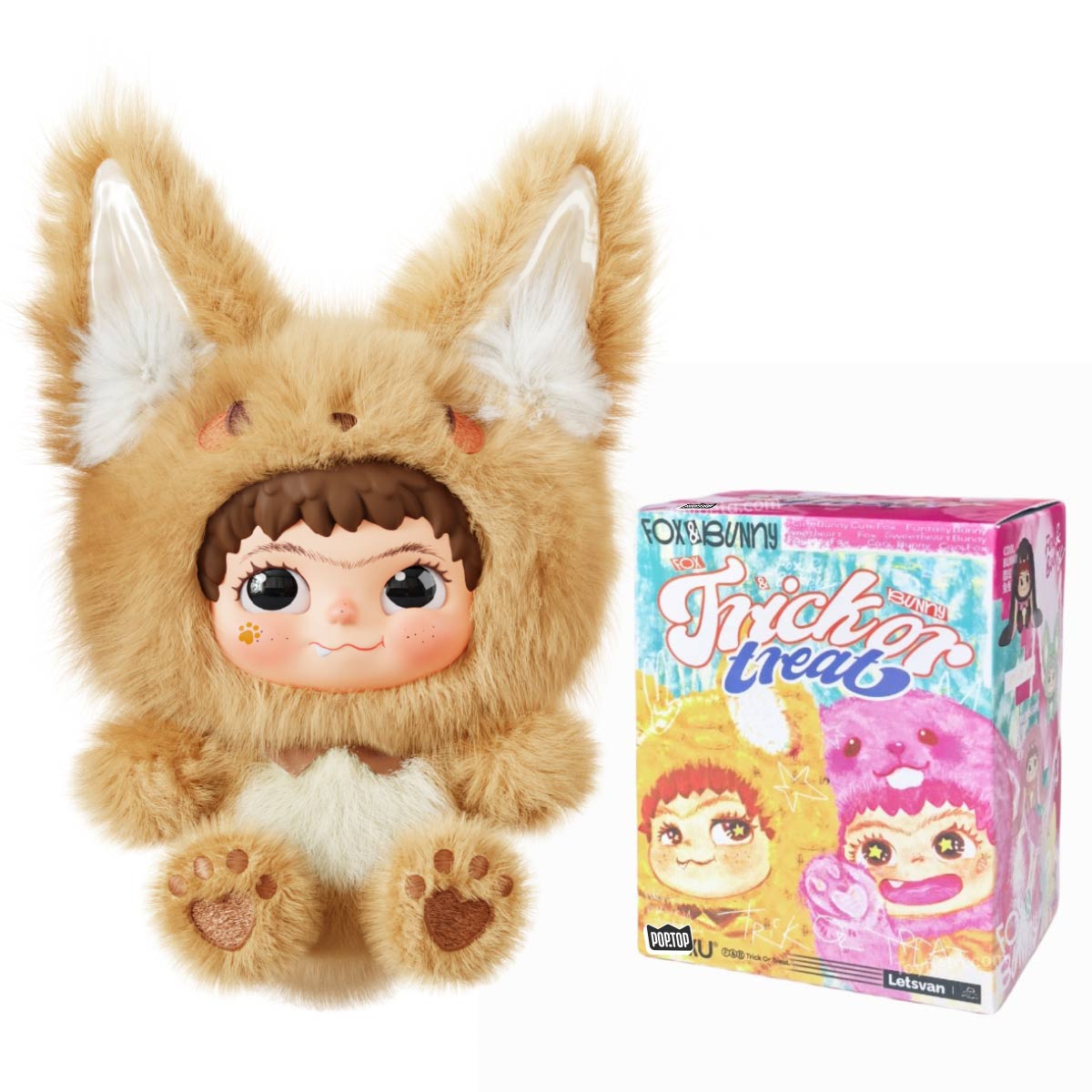 Коллекционная мягкая игрушка с кольцом Pop Top Letsvan серии "Wakuku" - Милые озорники (в дисп., в асс.), 17WK-0602