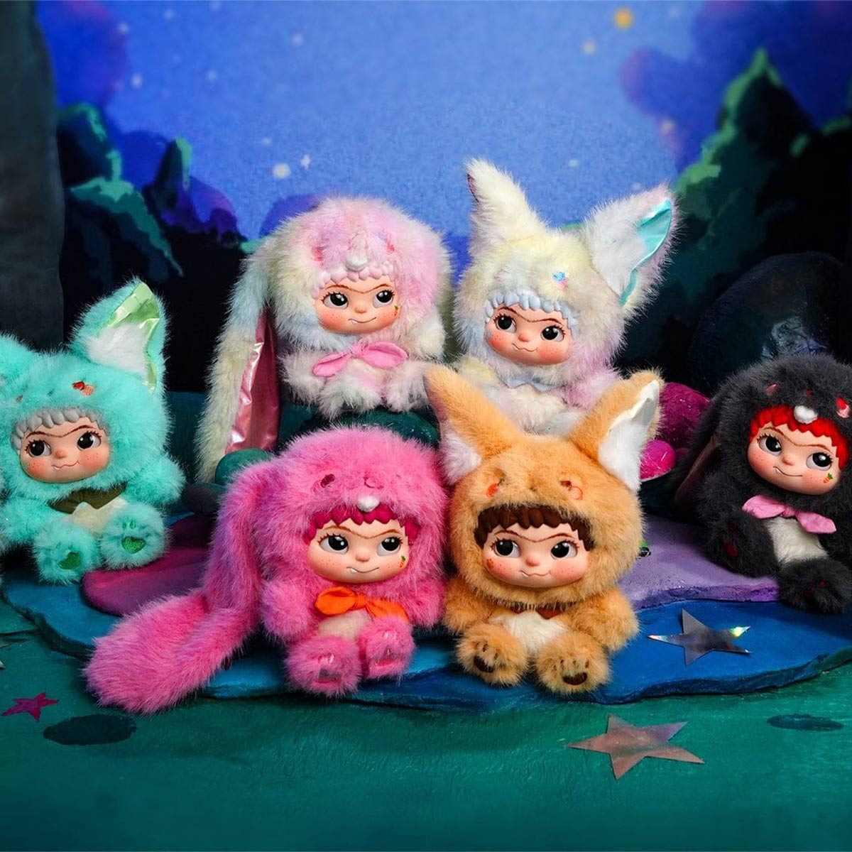 Коллекционная мягкая игрушка с кольцом Pop Top Letsvan серии "Wakuku" - Милые озорники (в дисп., в асс.), 17WK-0602 2