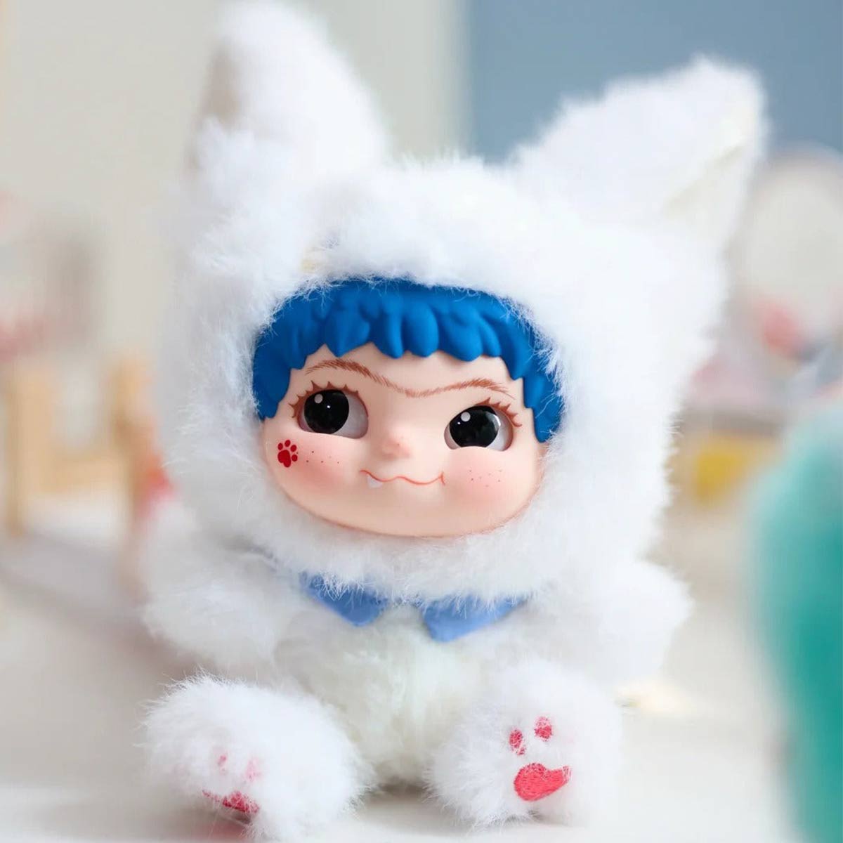 Коллекционная мягкая игрушка с кольцом Pop Top Letsvan серии "Wakuku" - Милые озорники (в дисп., в асс.), 17WK-0602 6