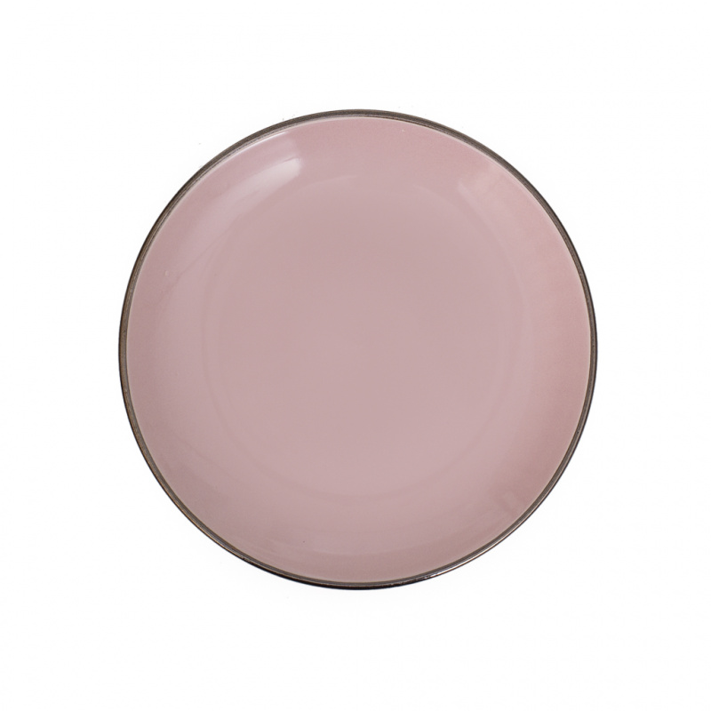 Тарелка обеденная "Модерн" 28 см, розовая, 108560