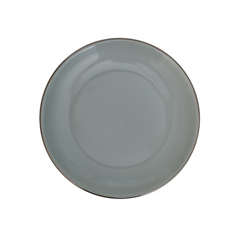 Тарелка обеденная "Модерн" 28 см, серая, 108556