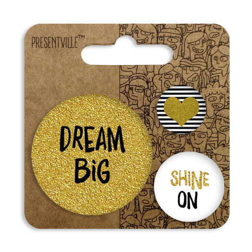 Комплект значков 56 мм, 38 мм, 25 мм, ZBK_18D016