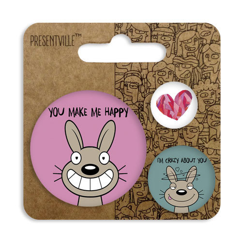 Комплект значков 56 мм, 38 мм, 25 мм, ZBK_17O006