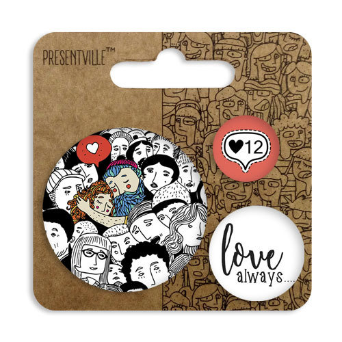 Комплект значков 56 мм, 38 мм, 25 мм, ZBK_17J025