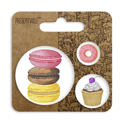 Комплект значков 56 мм, 38 мм, 25 мм, ZBK_17J011