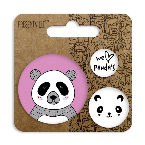 Комплект значков 56 мм, 38 мм, 25 мм, ZBK_18D005