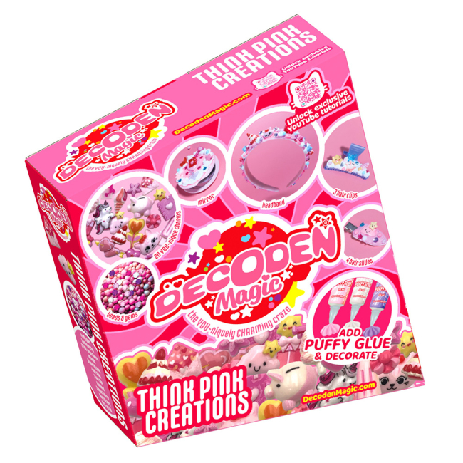 Набір для творчості Делюкс "Think Pink Creations" Decoden Magic, 4863TP