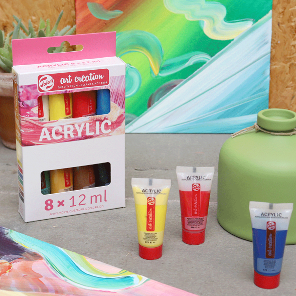 Набір акрилових фарб, ArtCreation, 8*12 мл, пластикова туба, Royal Talens 5