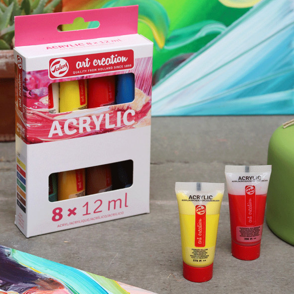 Набір акрилових фарб, ArtCreation, 8*12 мл, пластикова туба, Royal Talens 6