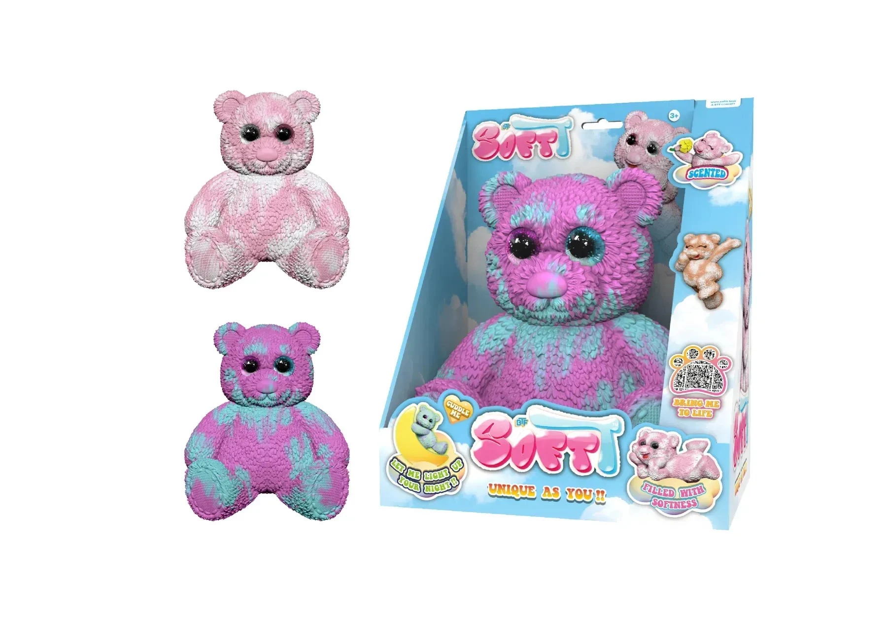 Мягкая игрушка SoftT "Мишка Маршмелоу" Deluxe, 93738