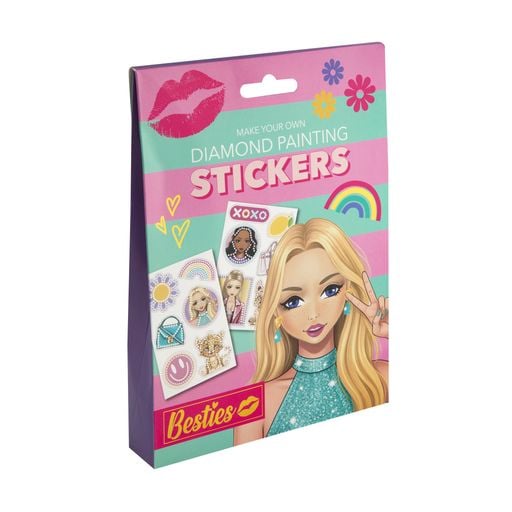 Набор наклеек "Алмазная мозаика" Besties, зеленая, 990199