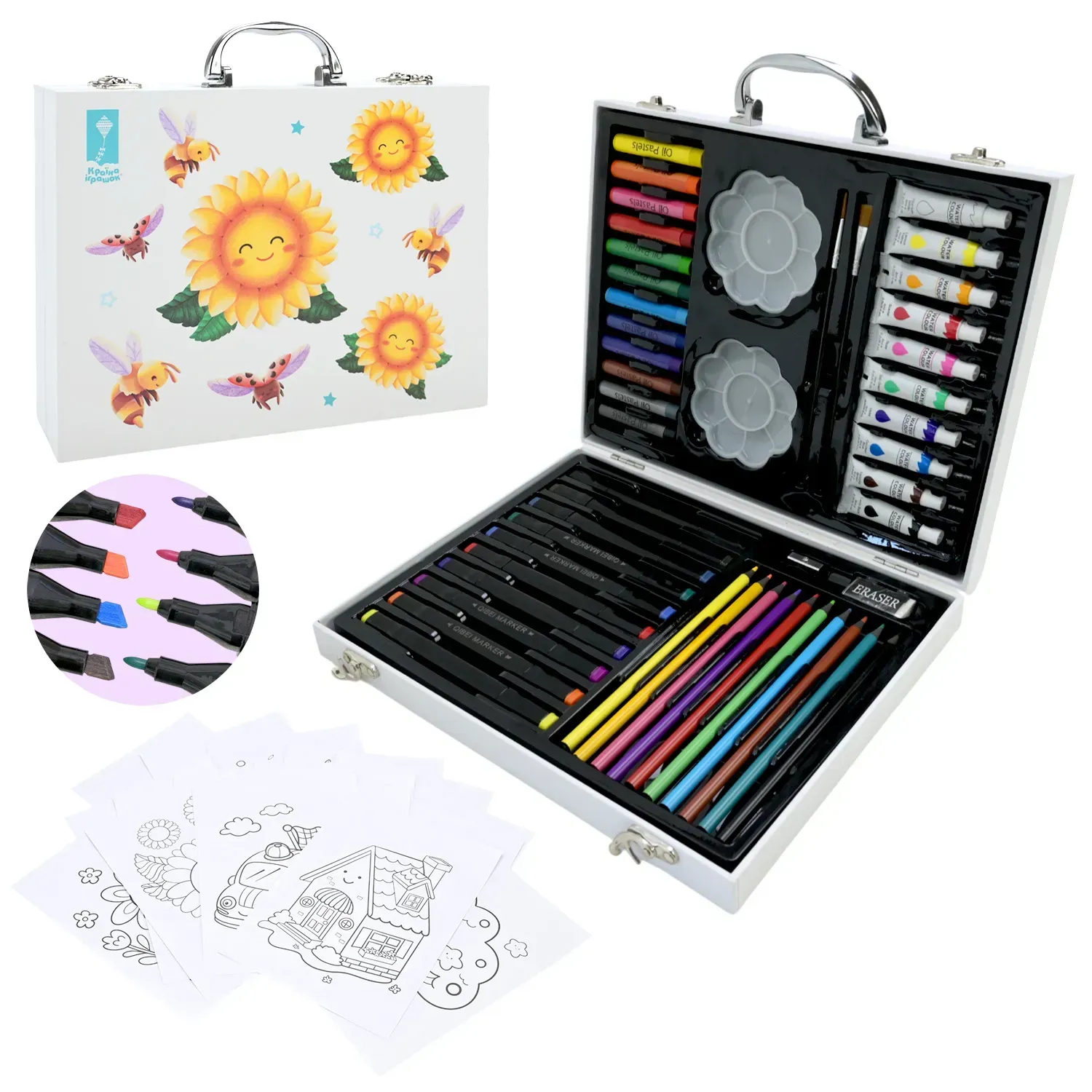 Набір для творчого малювання 48 предметів, PL-725-35