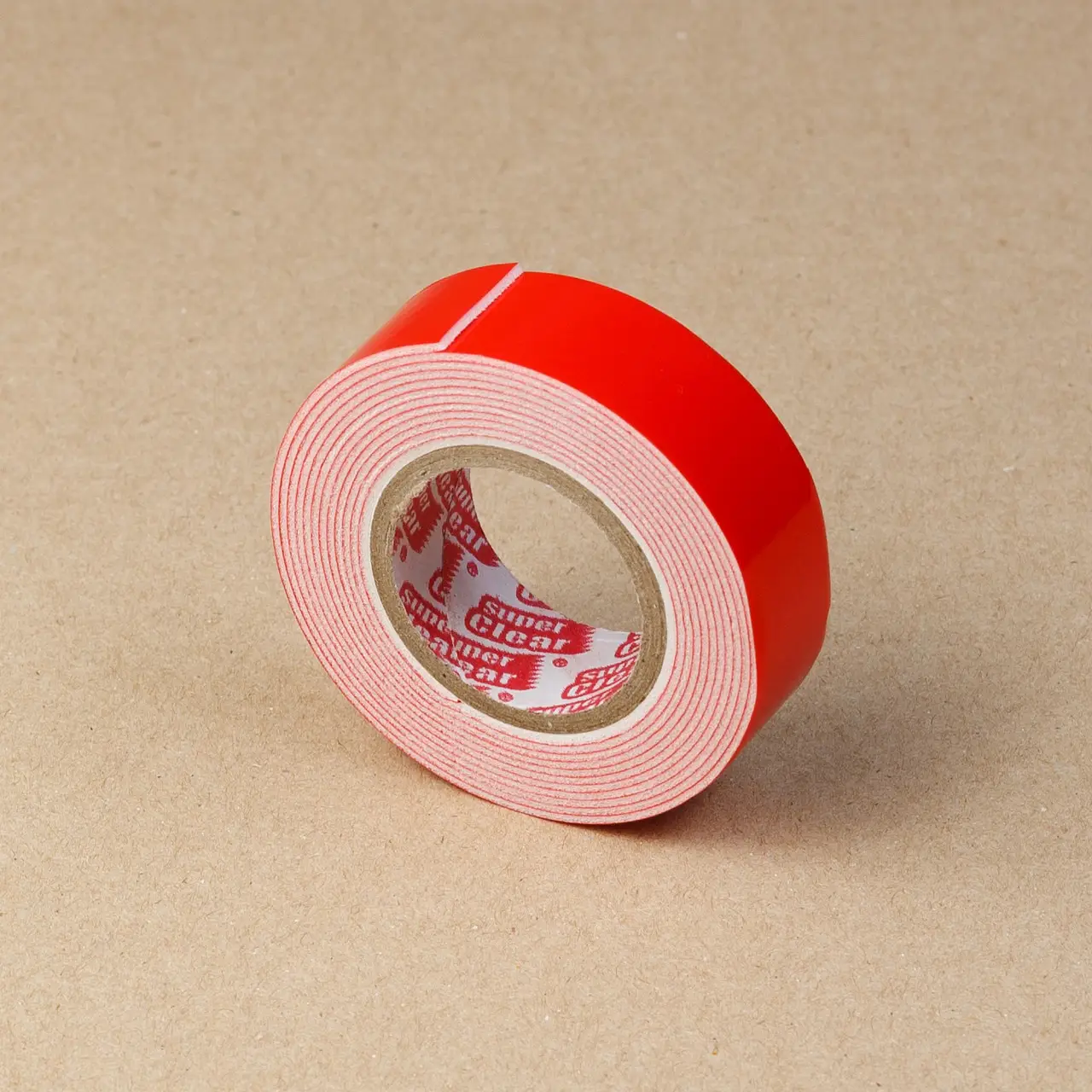 Скотч 12 мм*5 м, 90 мкм, двусторонний на полипропилен.основе, (253)