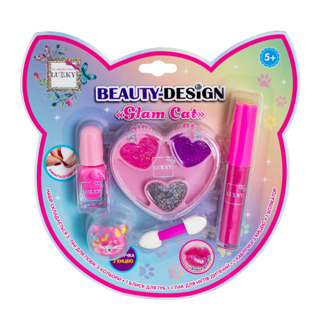 Набор косметики для девочек "Glam cat", Lukky, T26315