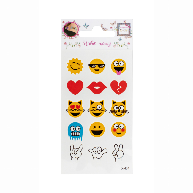 Набір тату Fashion "Будь неповторною!", набір з  4 шт, Lukky, T25632 3