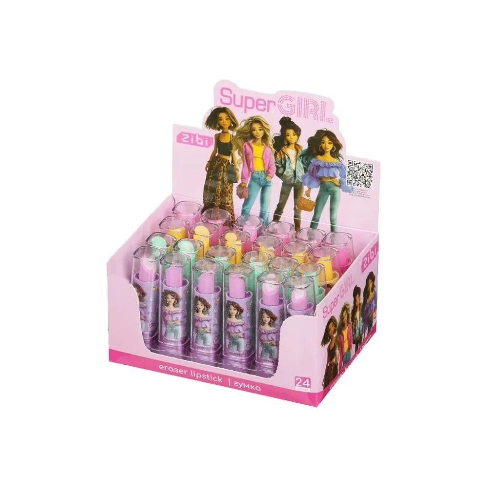Резинка помада Super girl, ZB.5427 1