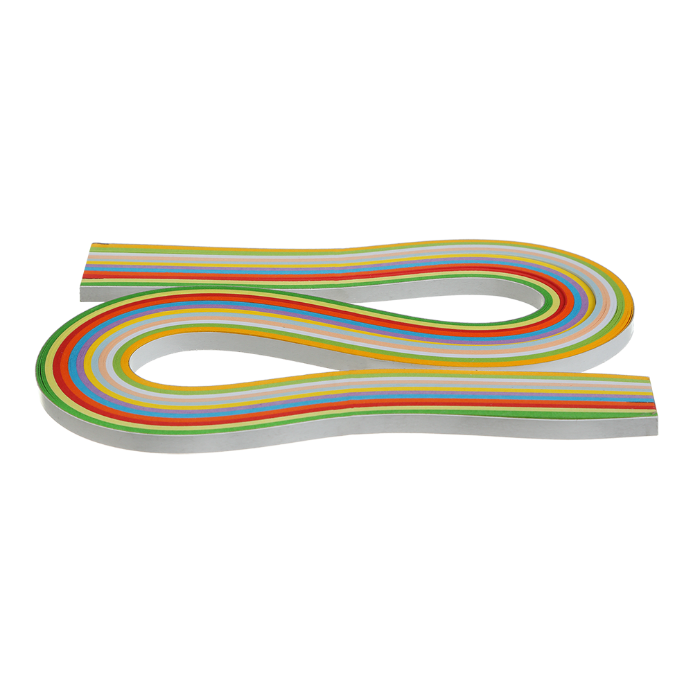 Папір кольоровий для квілінгу, 120г/м2, 420*5 мм, 12 кол., 120шт KIDS Line 3