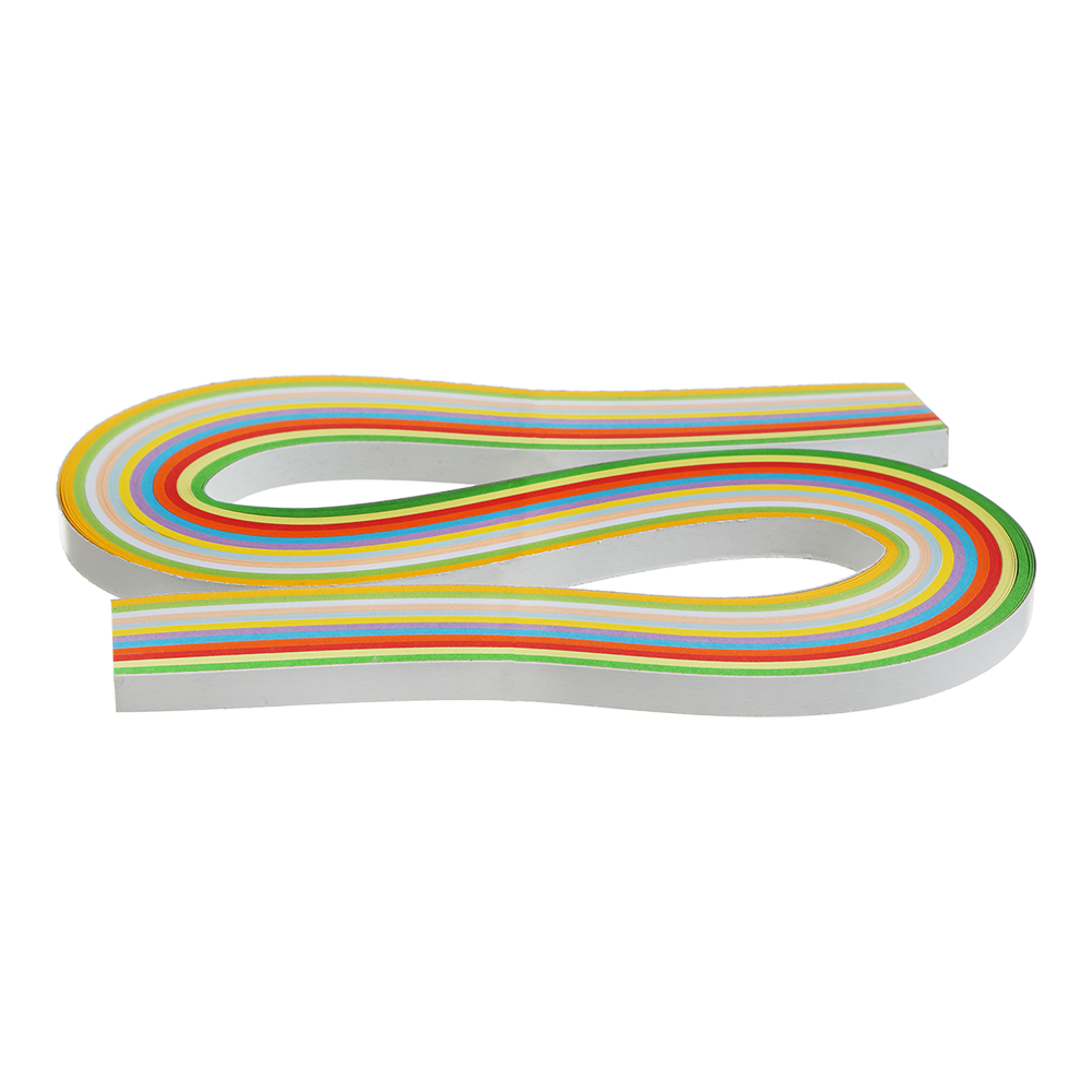 Папір кольоровий для квілінгу, 120г/м2, 420*7 мм, 12 кол., 120шт KIDS Line 3