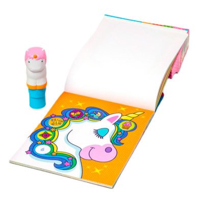 Набір з блокноту та штампу з наліпками "Єдиноріг", Melissa & Doug. Sticker WOW, SM93205/6074898 1