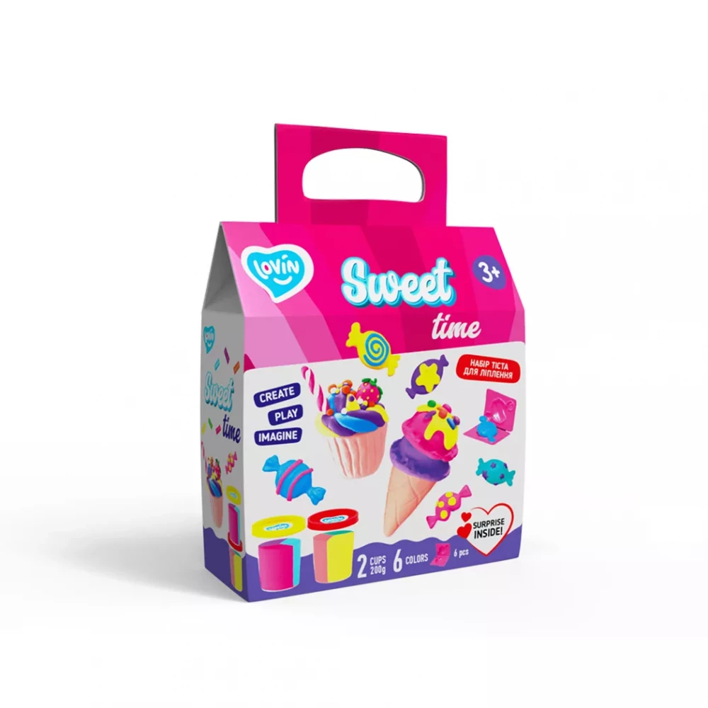 Набір для ліплення з тістом "Sweet Time" TM Lovin, 41149