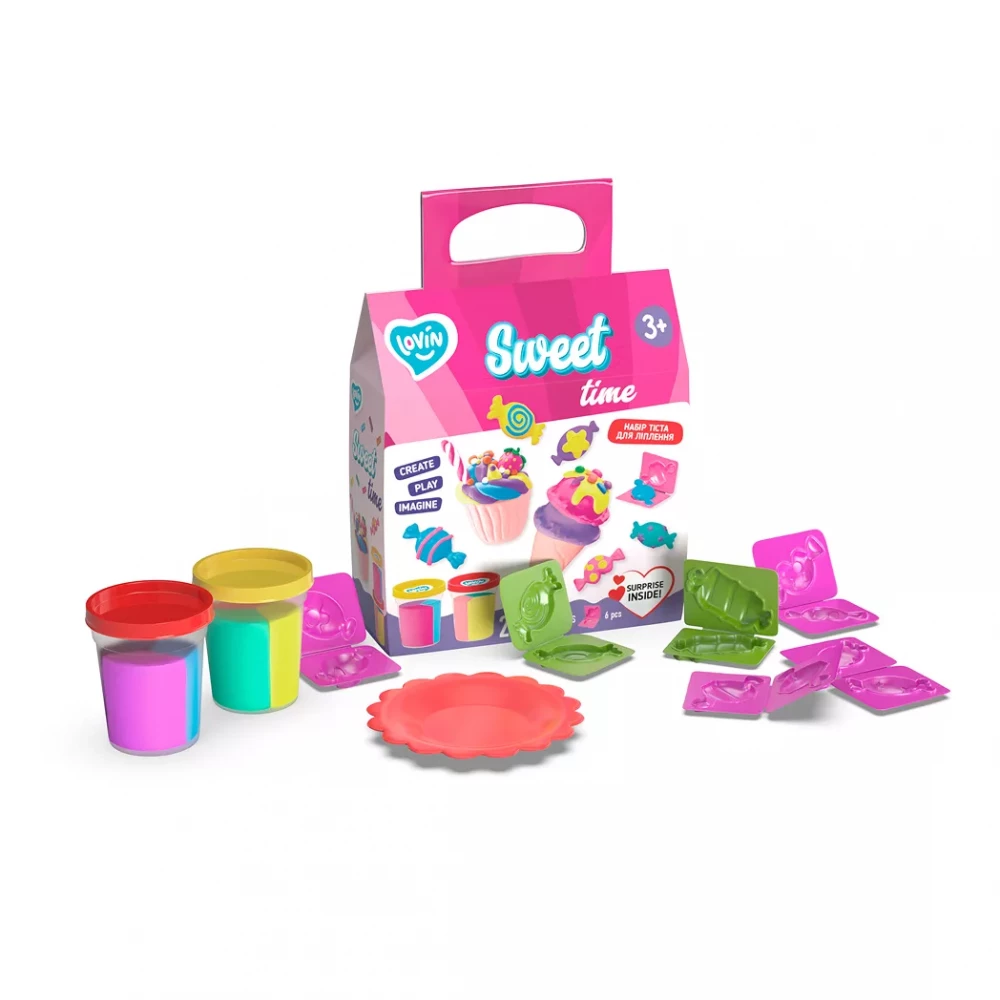 Набір для ліплення з тістом "Sweet Time" TM Lovin, 41149 1