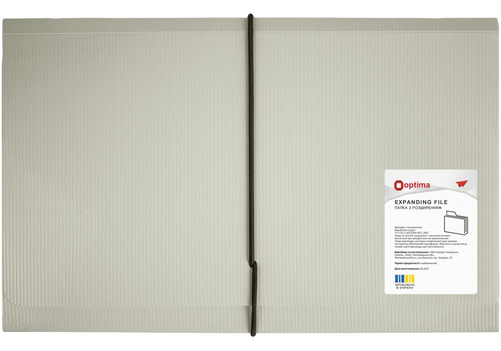 Папка з розширенням, А5, "СМУГА", асорті, OPTIMA, O35547 3