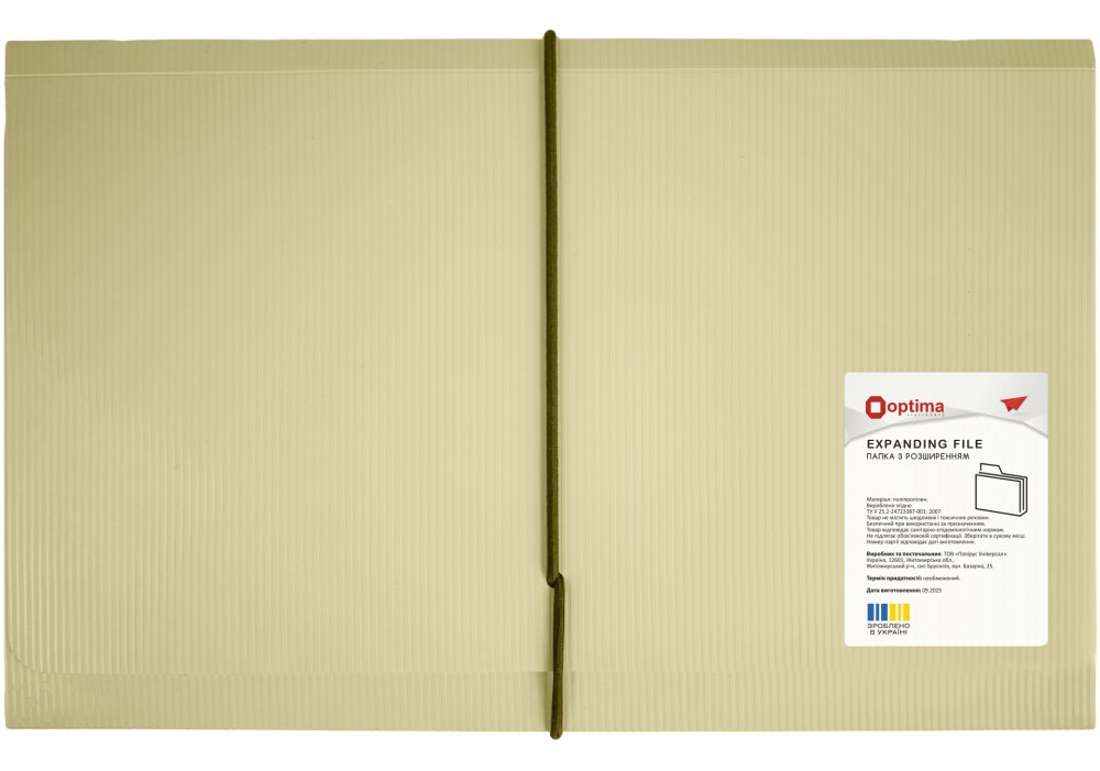 Папка з розширенням, А5, "СМУГА", асорті, OPTIMA, O35547 4