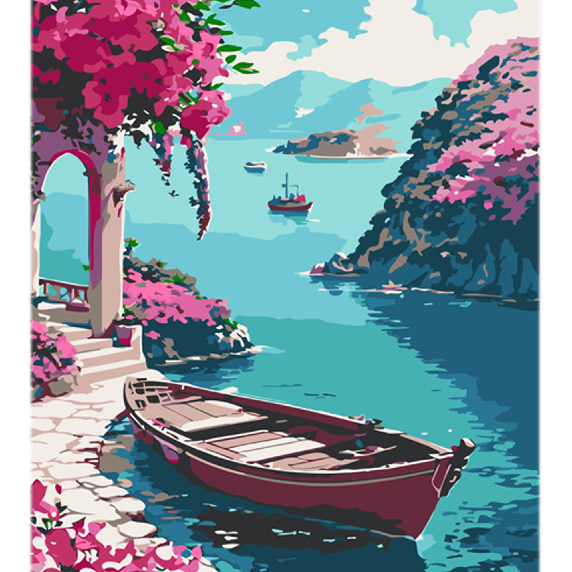 Набір для розпису по номерах 30*40 см "Скарб природи", LY06, ТМ "Strateg"