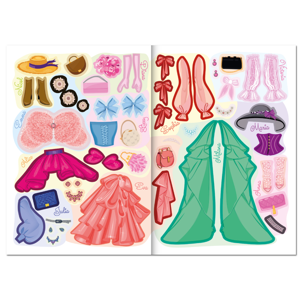 Набор наклеек "Студия красоты", Микс, РМ-76. 3