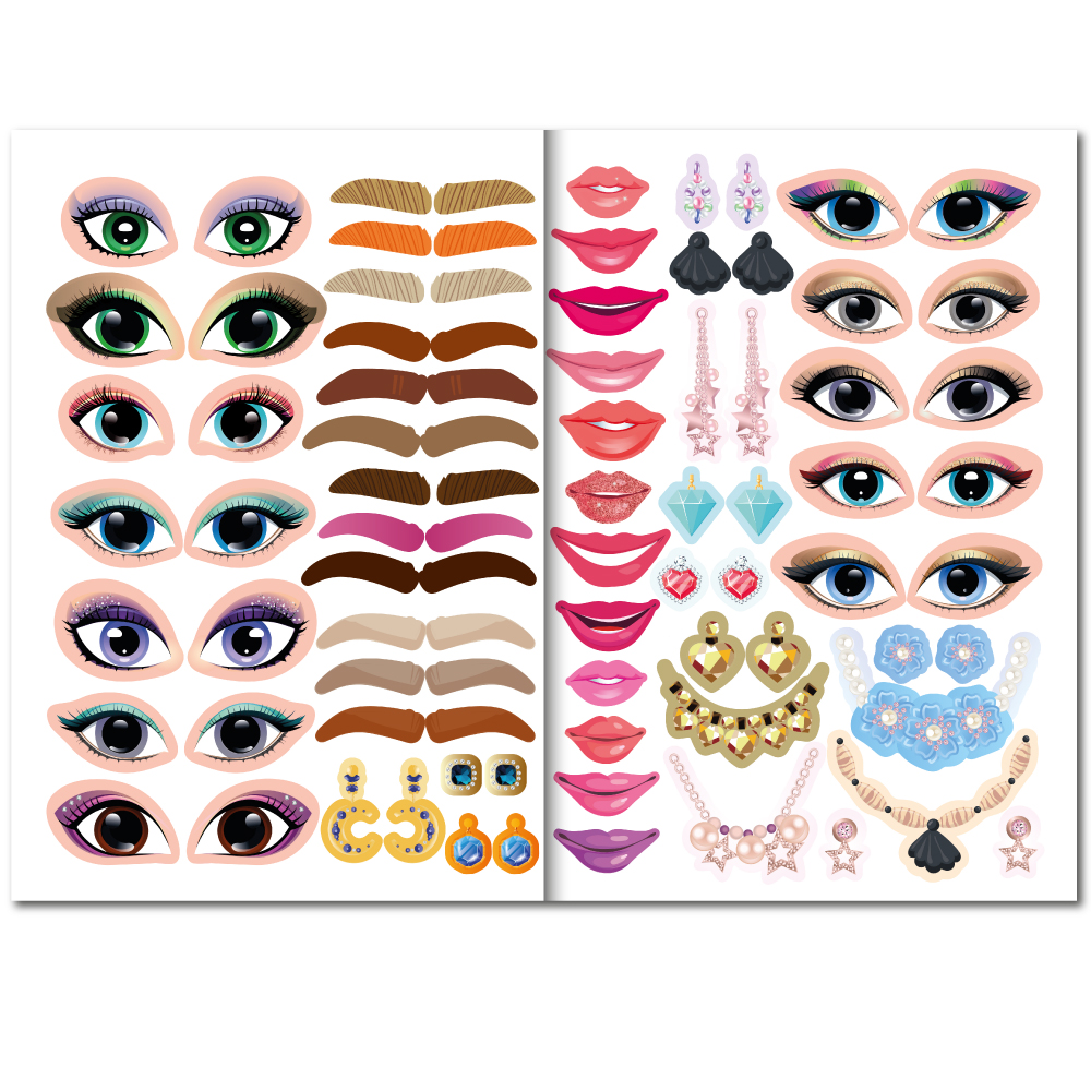 Набор наклеек "Студия красоты", Микс, РМ-76. 8