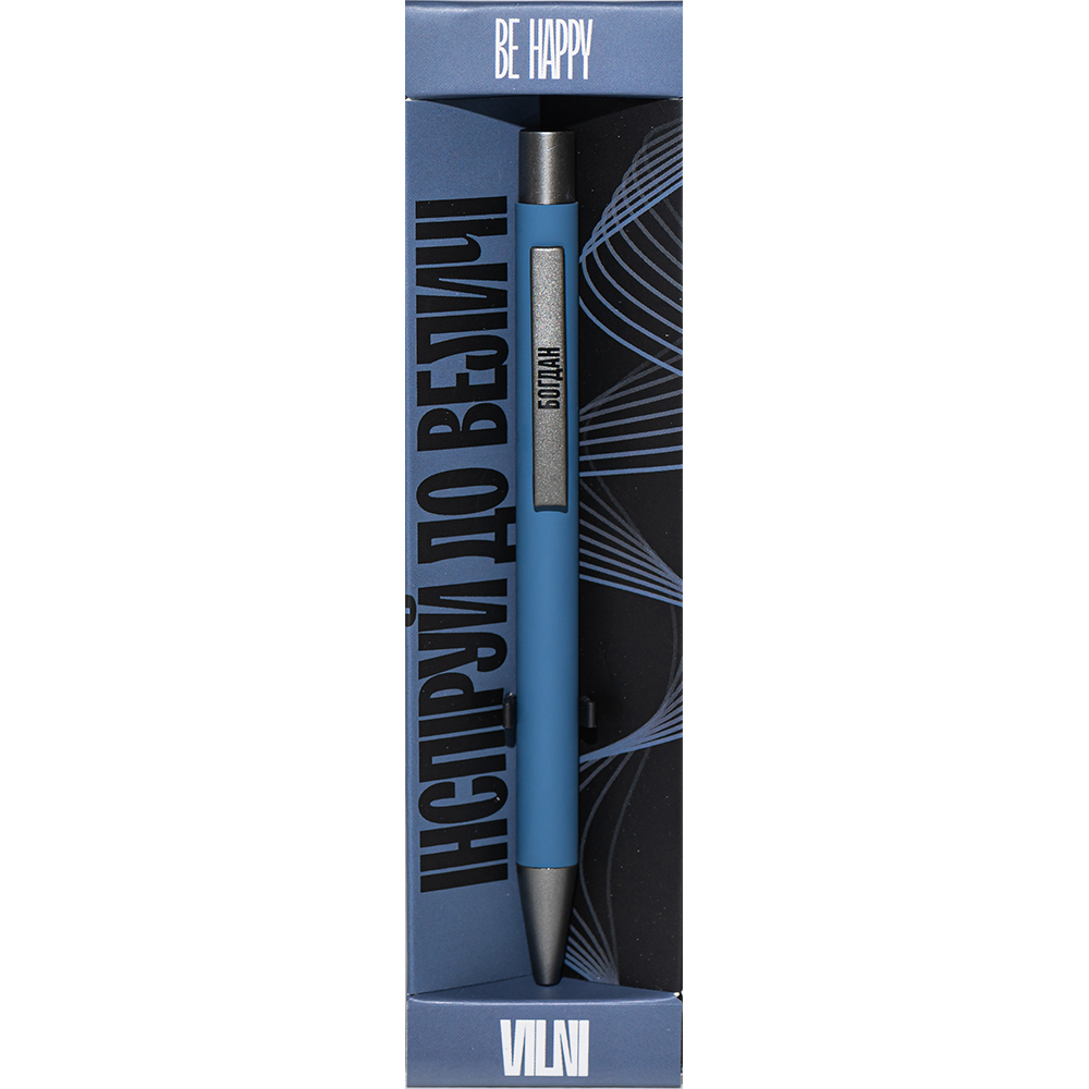 Ручка сувенирная шариковая VILNI /M, ТМ "Be Happy" 4