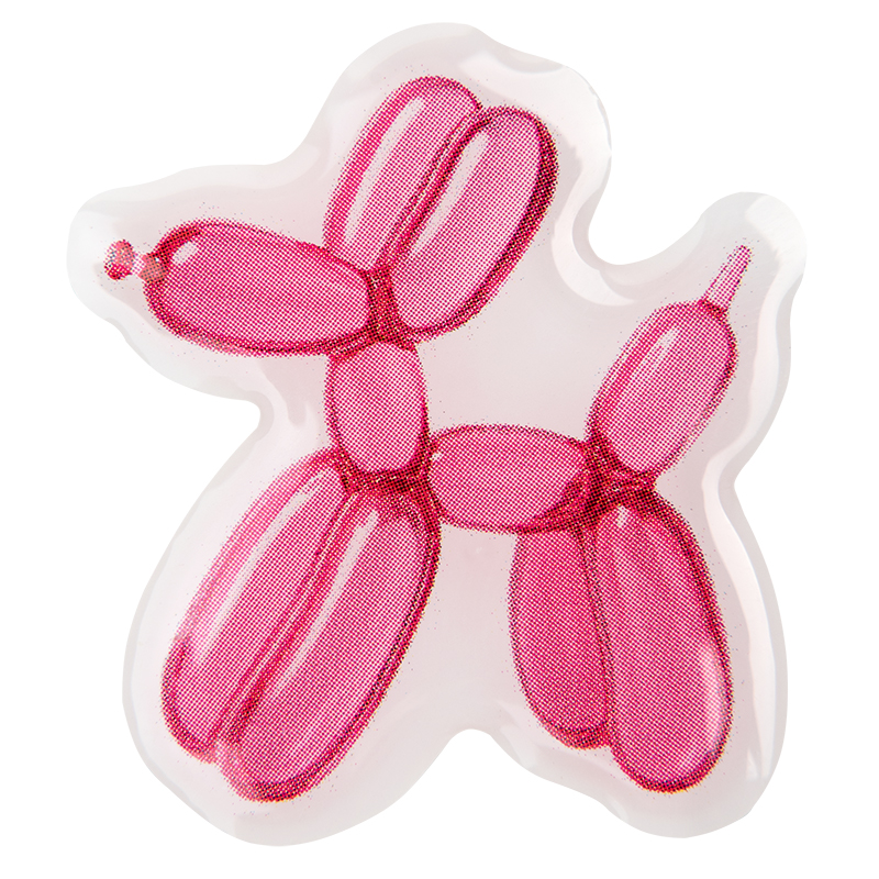 3D стікер "Песик скляний"