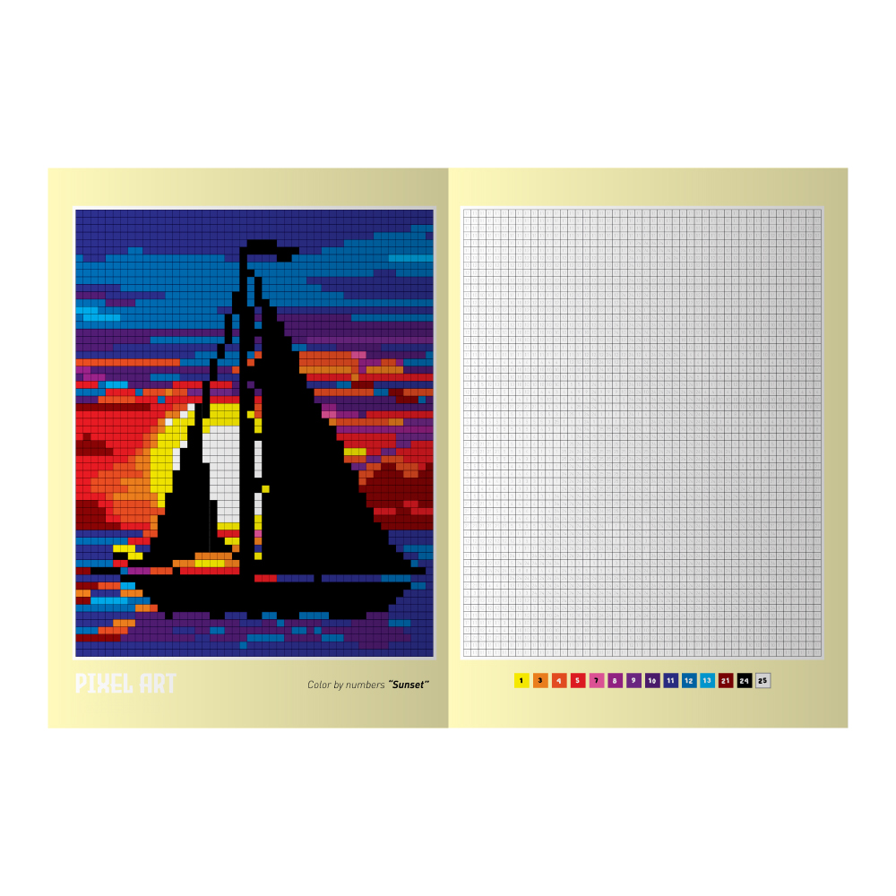 Розмальовка "Pixel Art" Мікс, РМ-85 4