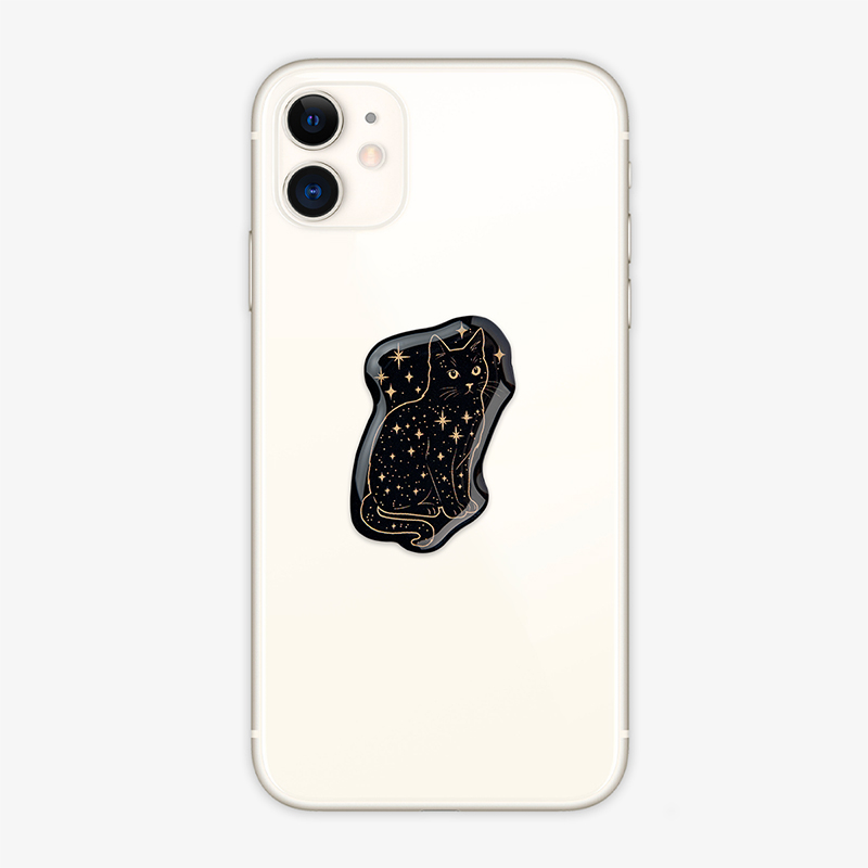 3D стикер "Кот черный" 1