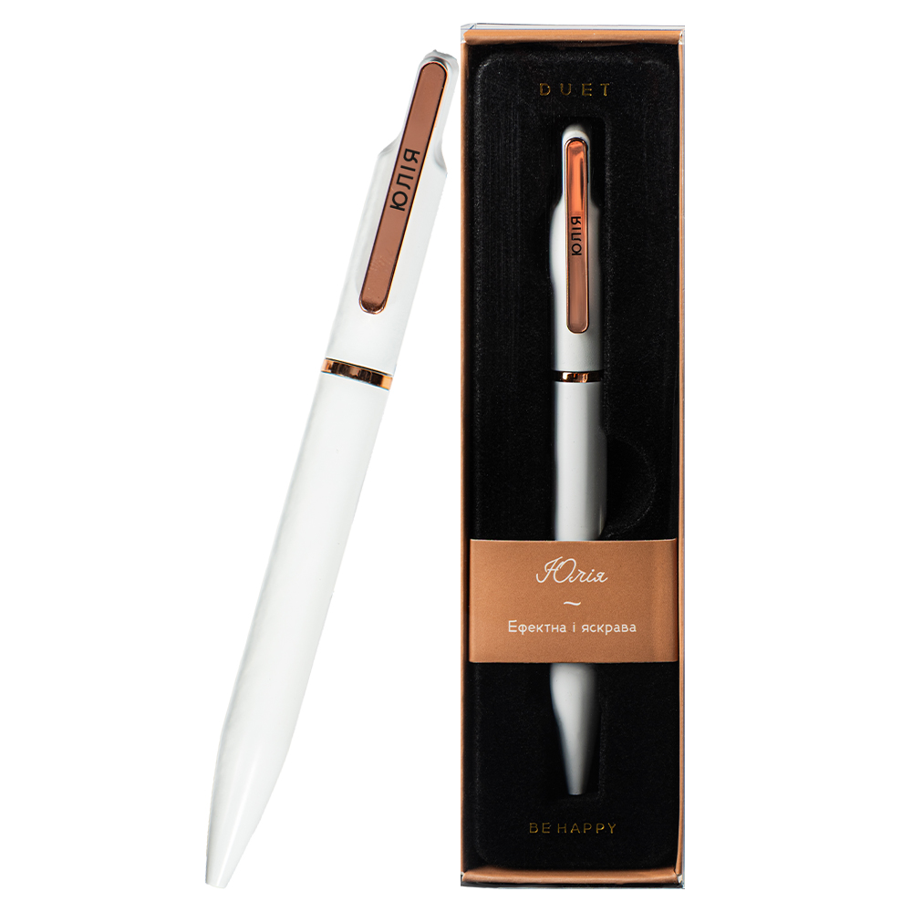 Ручка шариковая Duet, ТМ "Be Happy"