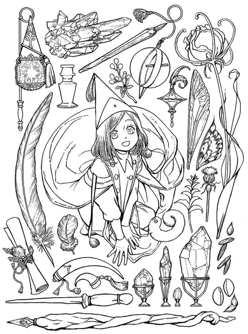 Розмальовка "Ательє чаклунських капелюхів" (у) (6802) 3