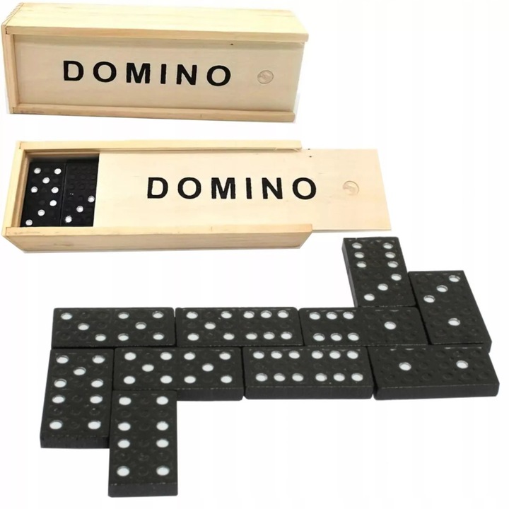 Гра настільна "Доміно" у дерев. у короб. 15*5*3 см, 3896-5 3
