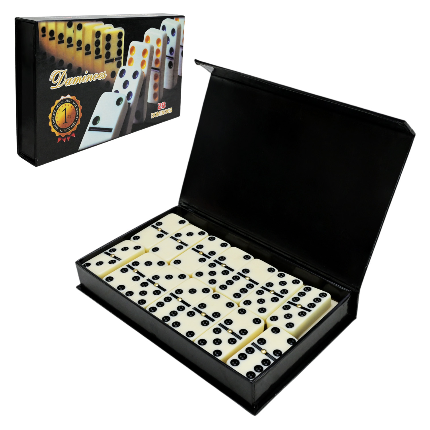 Гра настільна "Доміно" у короб. 11,5*3*8,6 см, 5010Z-B