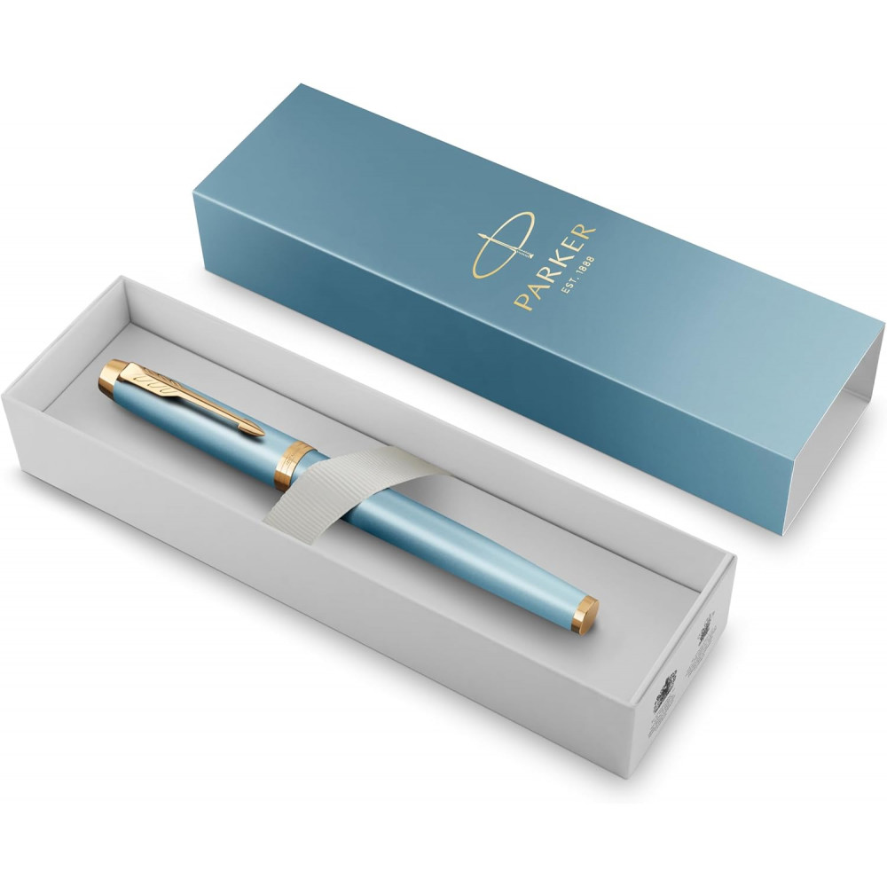 Ручка Parker IM Rituals Turquoise Green позол ролл. + Пакет Parker Rituals, 29 122 4