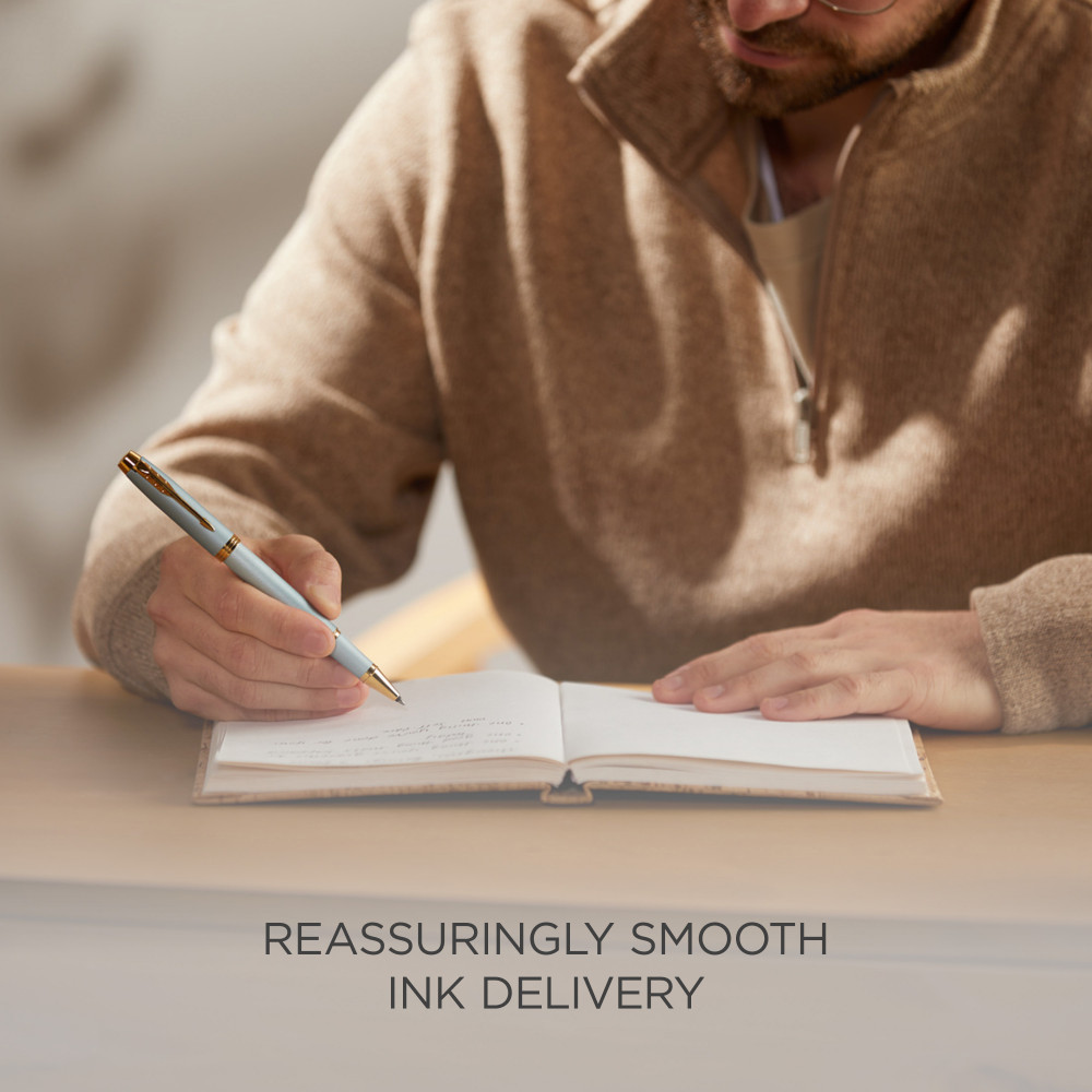 Ручка Parker IM Rituals Turquoise Green позол ролл. + Пакет Parker Rituals, 29 122 7