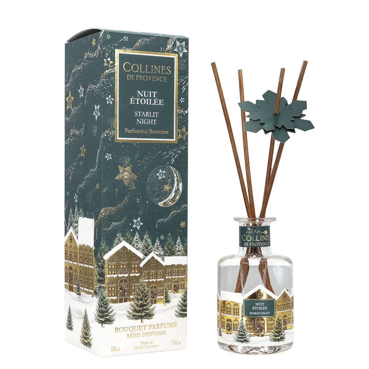 Подарунковий набір "Зоряна ніч" Collines de Provence: дифузор Зоряна ніч 100 мл, свічка Апельсин-кориця 180 г, A2502SN 2
