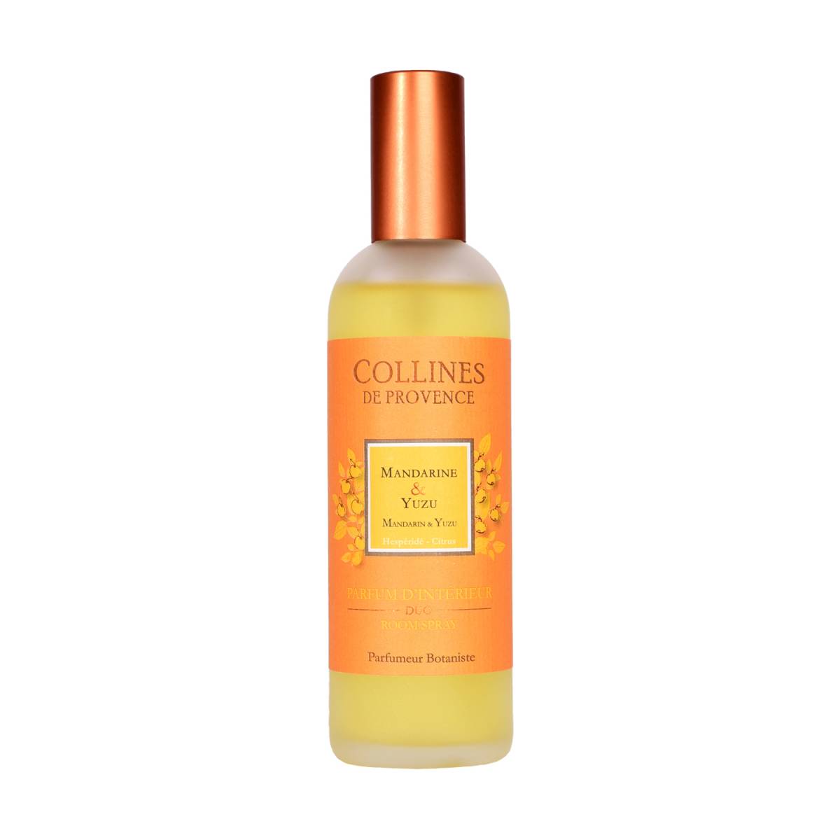 Подарунковий набір "Мандарин і юдзу" Collines de Provence: спрей 100 мл, свічка 180 г, C2826MYU 3