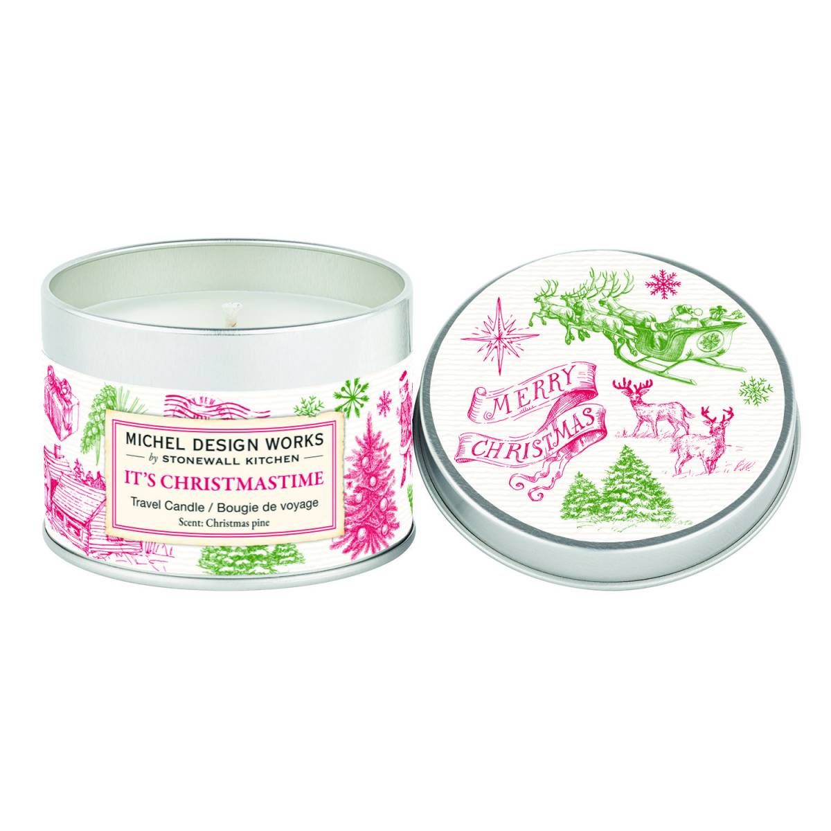 Подарочный набор "Рождество в зимнем лесу" MDW: мыло Зимний лес 246 г, свеча Рождество 155 г, A2502CMF 3