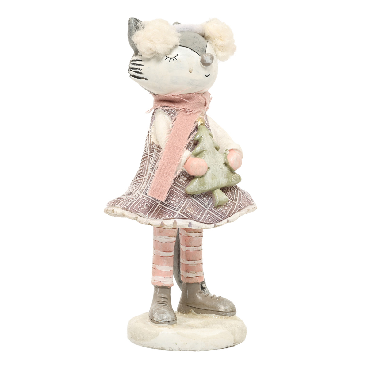 Фігура декоративна "Лисичка з ялинкою" 18 см, 831-175 1