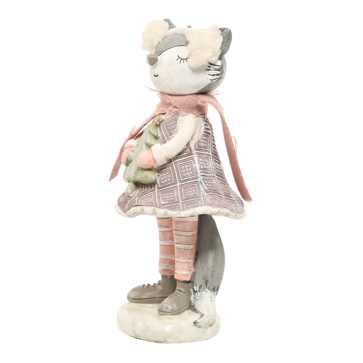 Фігура декоративна "Лисичка з ялинкою" 18 см, 831-175 2